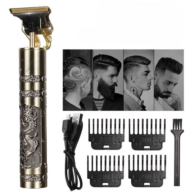 (plastic) T9 Electric Shaver Man Cordless Hair Beard Trimmer For Men Haircut