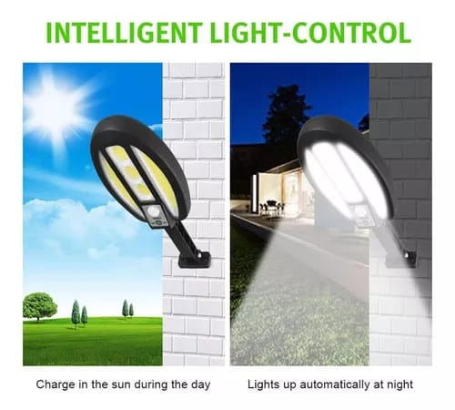 Cob Solar Sensor Street Lamp For Outdoor Home & Garden